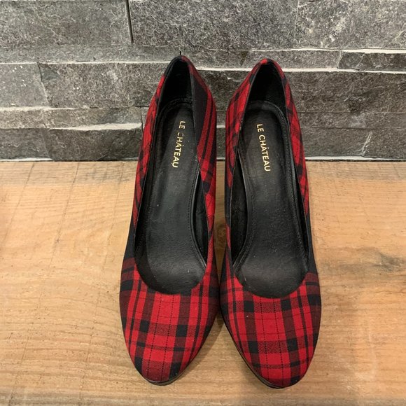 Gorgeous Plaid Heels - Picture 9 of 9